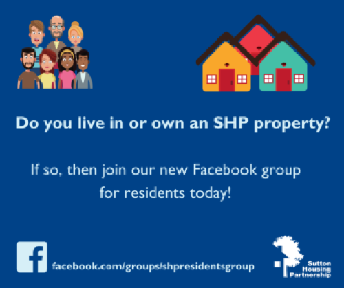 image promoting the new SHP Facebook Group