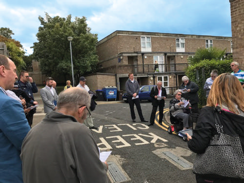 photo of a community walkabout