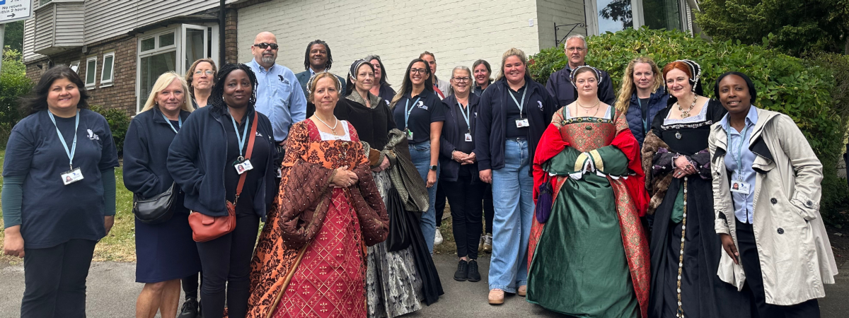 SHP staff at Anne Boleyn event